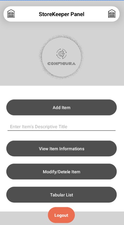StoreKeeper inventory view
